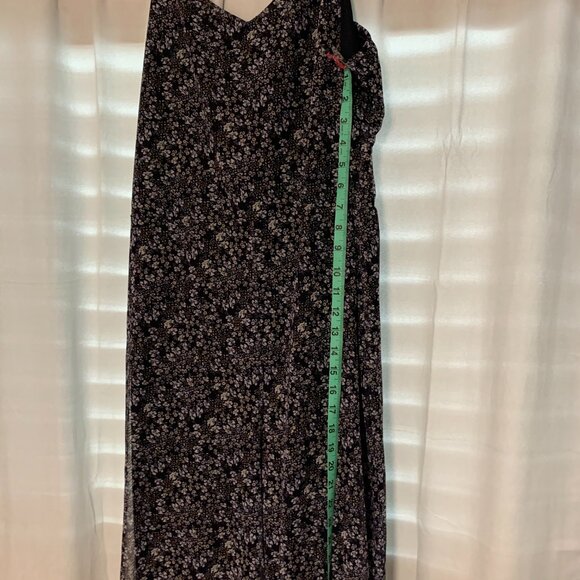 Blue Floral Lined Summer Jumpsuit - Picture 6 of 8